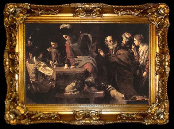 framed  TOURNIER, Nicolas Denial of St Peter er, ta009-2